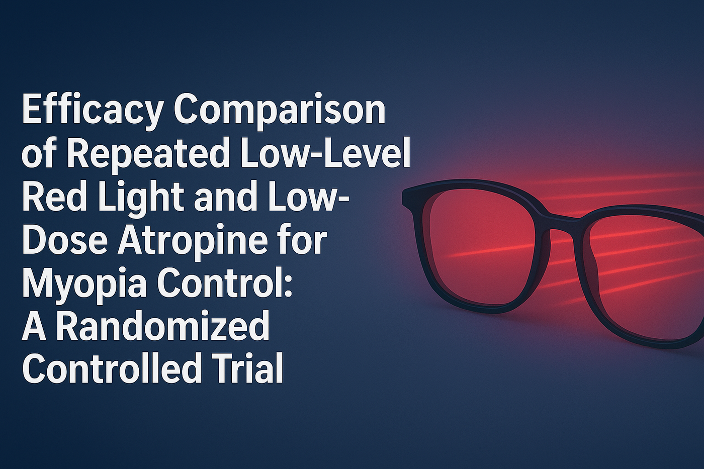 Efficacy Comparison of Repeated Low-Level Red Light and Low-Dose Atropine for Myopia Control: A Randomized Controlled Trial